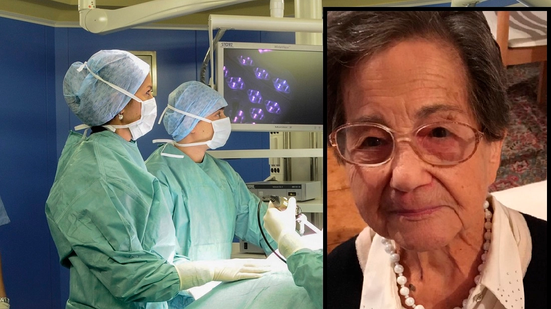 Ida Cucco, 102 anni, ha bisogno di un’ecografia al fegato