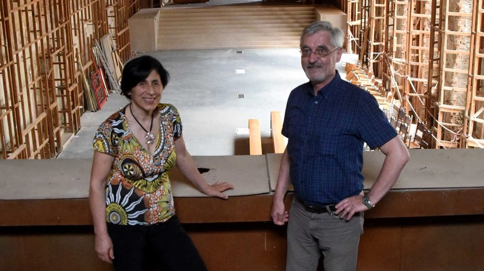 Annamaria Maggese, direttrice del Frescobaldi, e Mario Donazzi