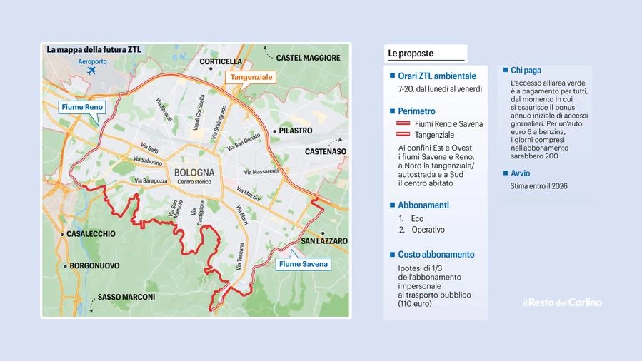 Bologna, come sarà la nuova Ztl: la mappa