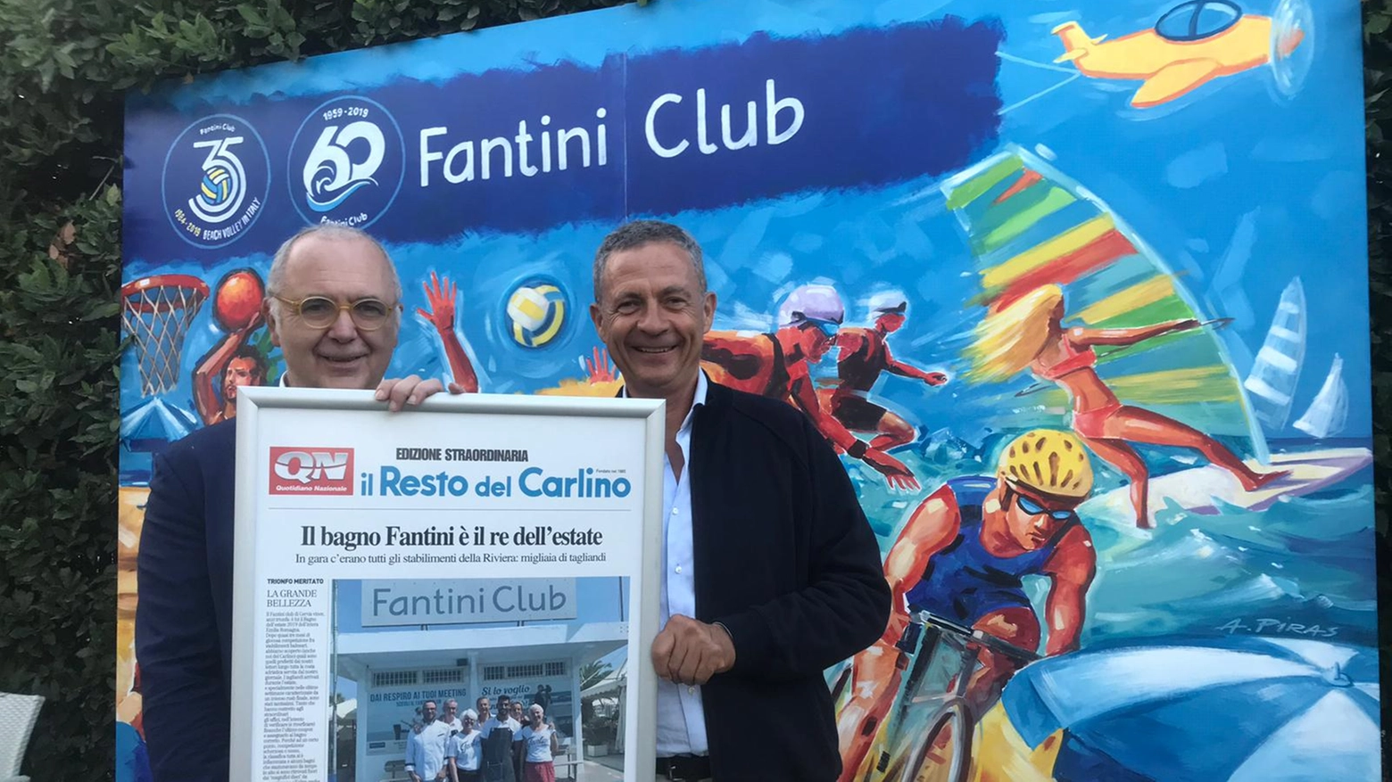 Cervia, Fantini Club premiato come miglior stabilimento 2019 dell'Emilia Romagna
