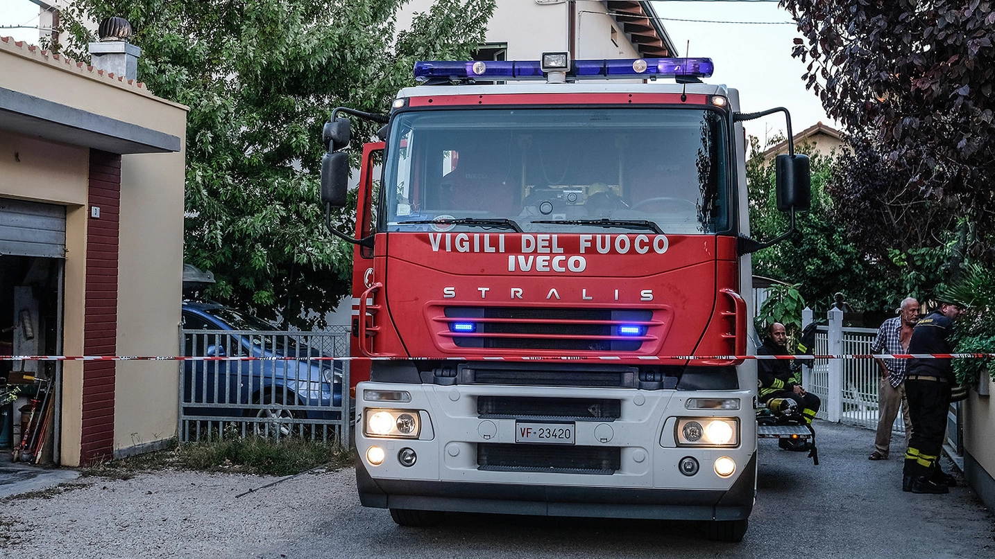 Vigili dedl fuoco in via Dalmazia (FotoPrint)