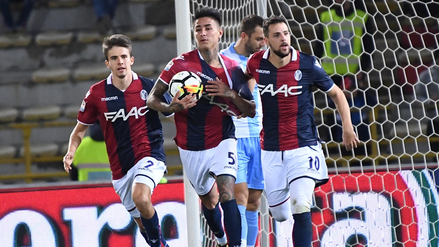 Il gol del Bologna non è bastato a fermare la Lazio (foto Schicchi)