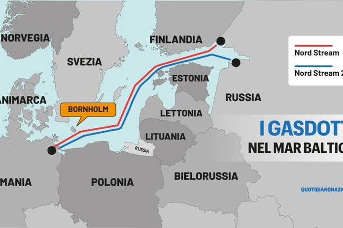 I gasdotti nel mar Baltico