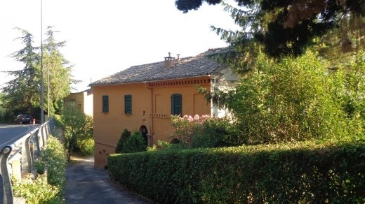La villa derubata a Recanati (foto Tubaldi)
