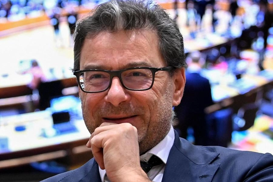 Il ministro dell’Economia e Finanze Giancarlo Giorgetti, leghista, 55 anni