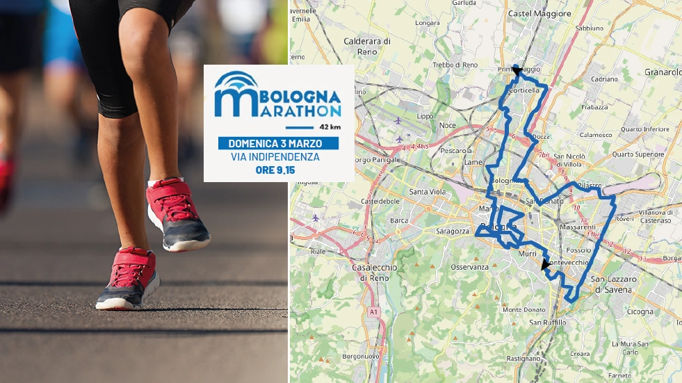 Bologna Marathon: il percorso da 42 chilometri