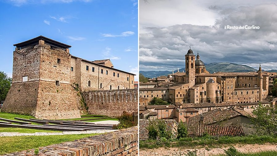 Castel Sismondo (Rimini) e Palazzo Ducale (Urbino)