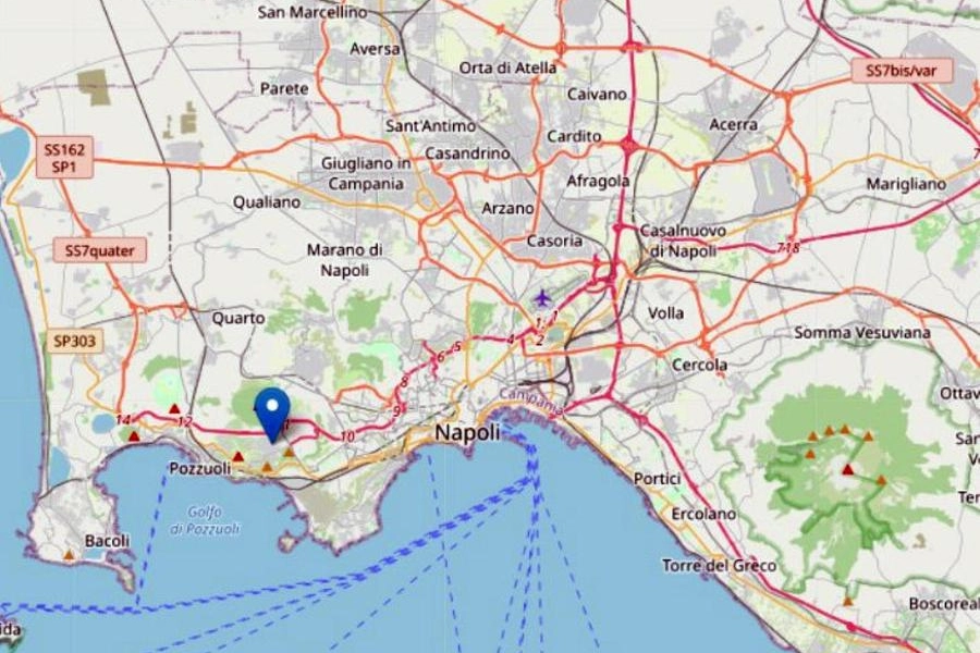 Terremoti: scossa 3.6 ai Campi Flegrei, Napoli 29 marzo 2022