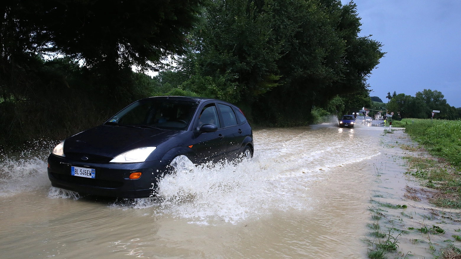 Maltempo, alluvione a Santa Maria dell'Arzilla (foto Print)