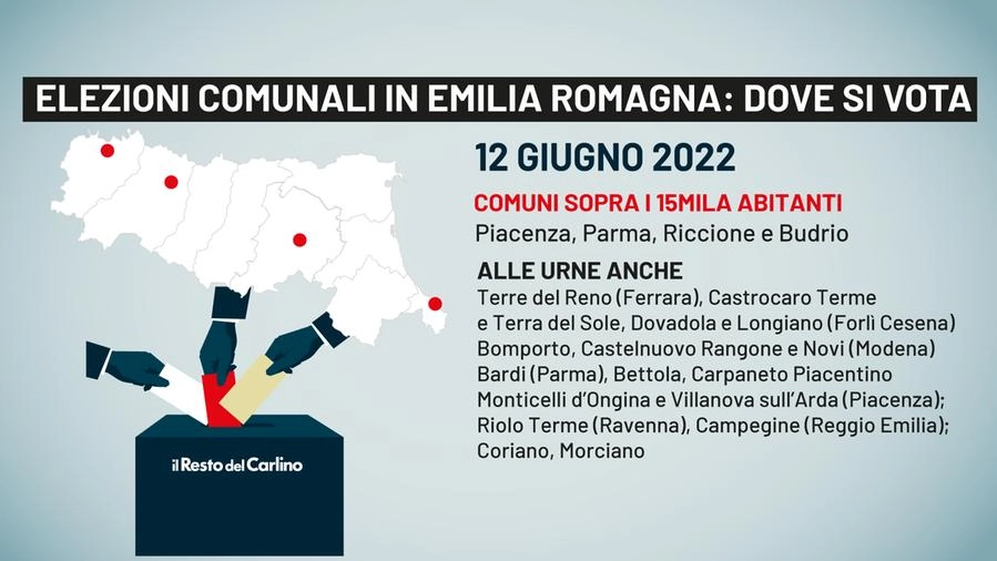 Elezioni comunali 2022, quando e dove si vota in Emilia-Romagna