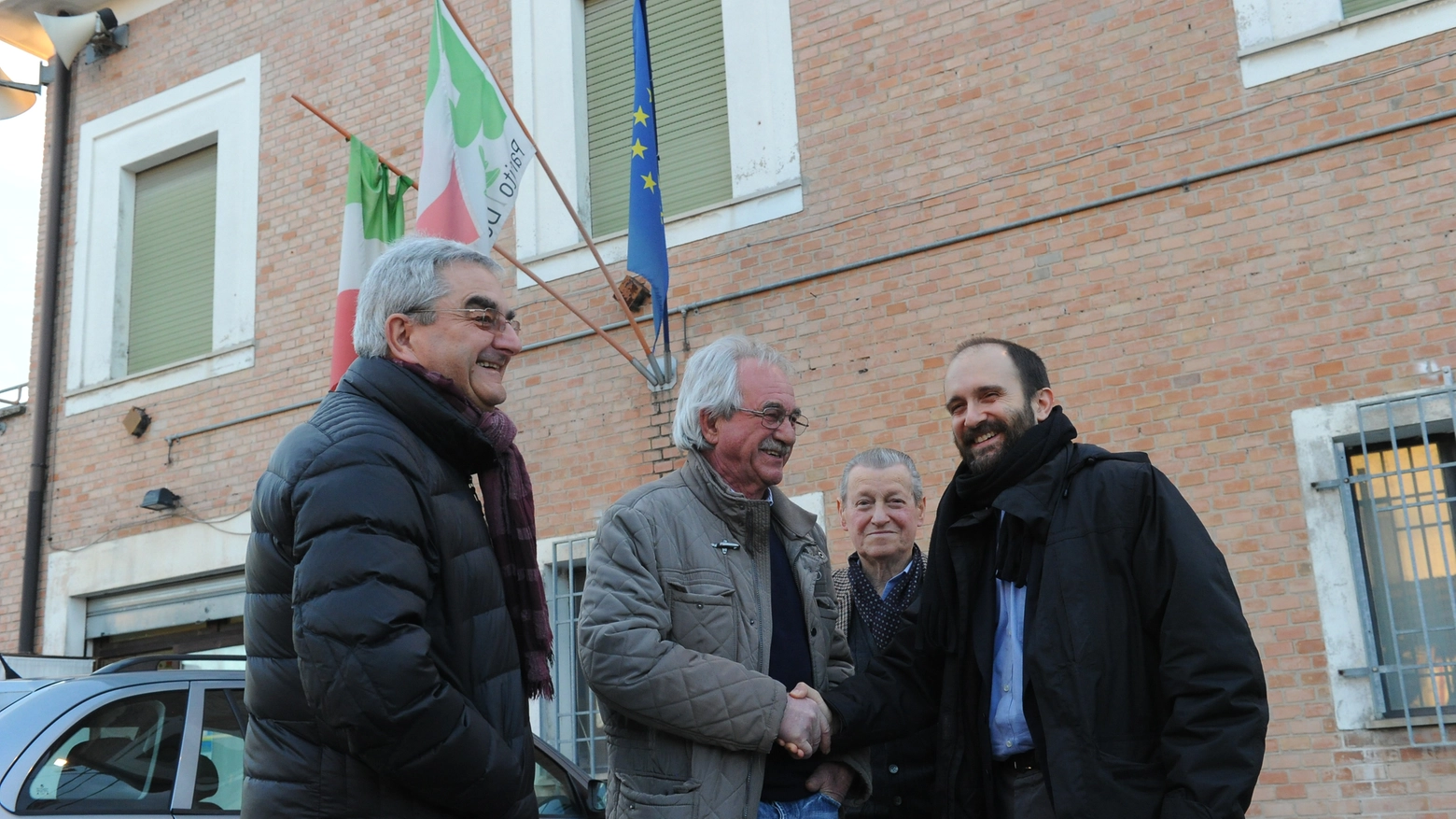 Modena, Matteo Orfini con i volontari della Festa dell'Unità (foto Fiocchi)