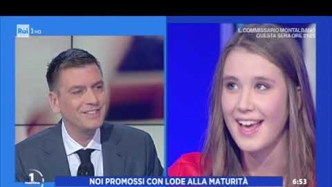 Laura Ginestretti intervistata su Uno Mattina (Rai 1)
