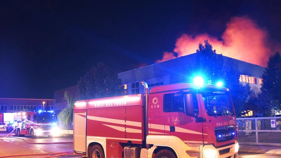 Incendio a Rimini (foto di repertorio)
