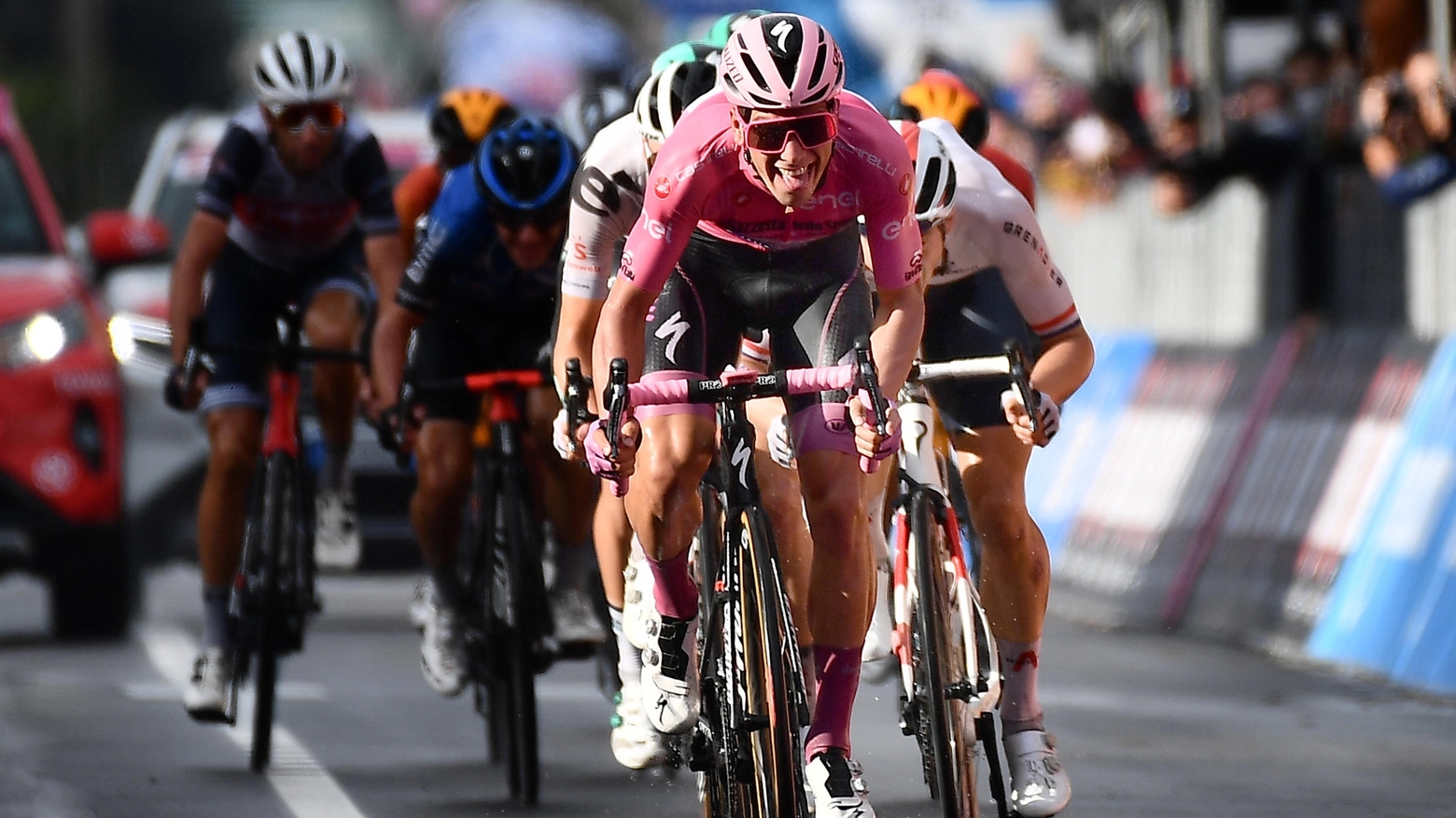 Giro d'Italia 2020, la carovana rosa (foto Ansa)
