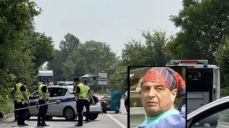 Gianni Negri, 71 anni, morto nell'incidente sull'Apecar