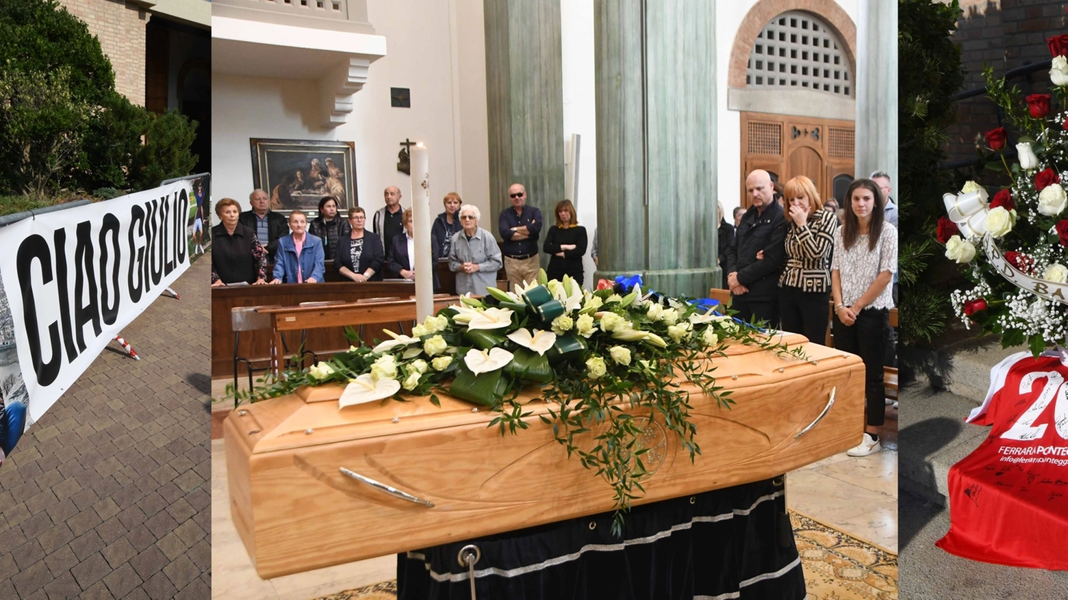 Giulio Nali, il funerale a Santa Marina Maddalena (foto Donzelli)