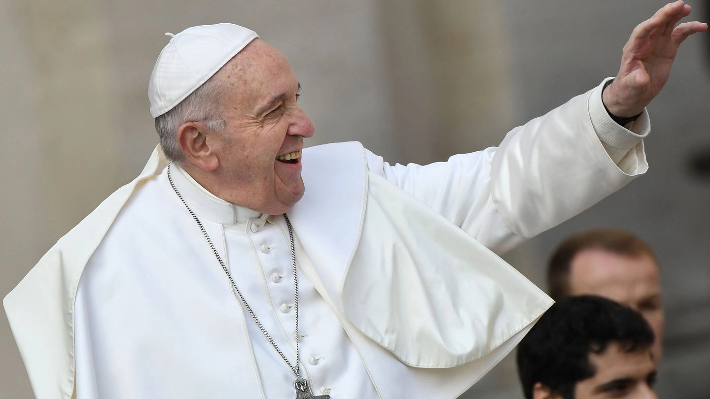 Papa Francesco potrebbe fare una tappa ad Amandola il 25 marzo 2019 (LaPresse)