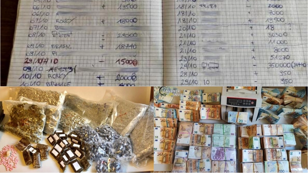 Un libro contabile, la droga e le banconote: il sequestro nella villa di silea