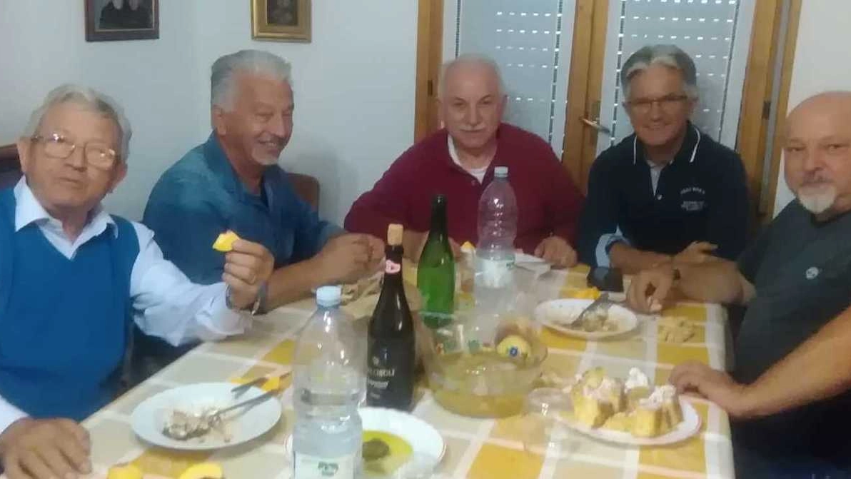 Da destra: Ignazio (polo verde), Francesco; al centro Giuseppe, Antonio e Bernardo