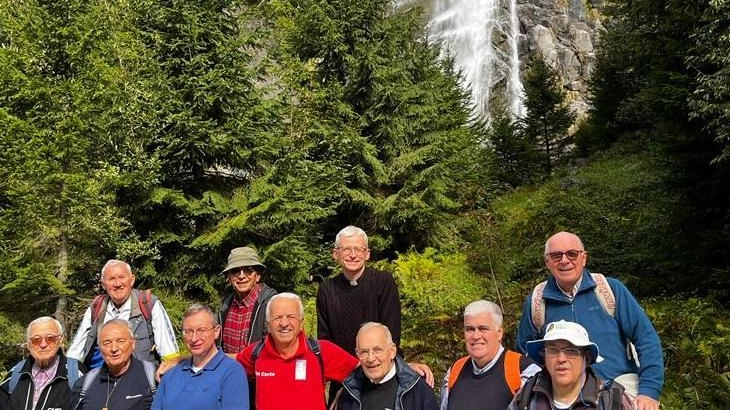 Terminate le vacanze sulle Alpi  per il vescovo e 14 sacerdoti