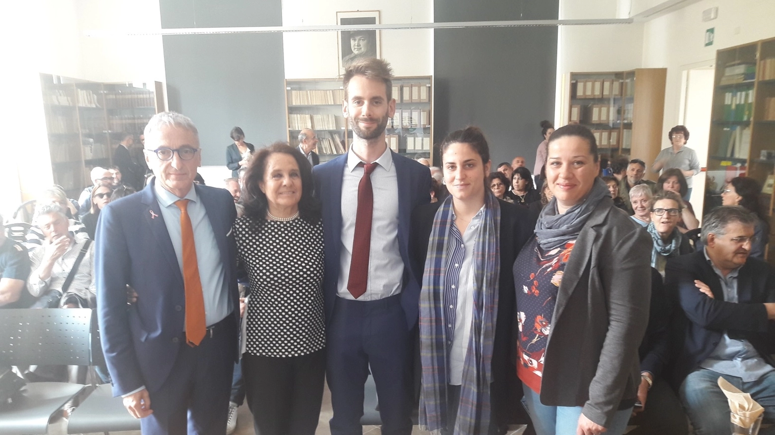 Elezioni Santarcangelo 2019, i quattro candidati con il moderatore Mirko Paganelli