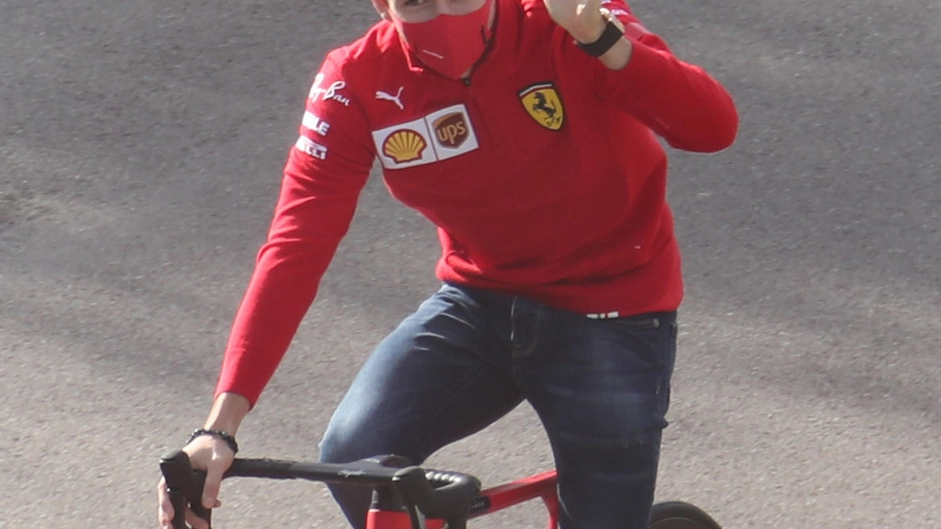 Il pilota della Ferrari Charles Leclerc (Isolapress)