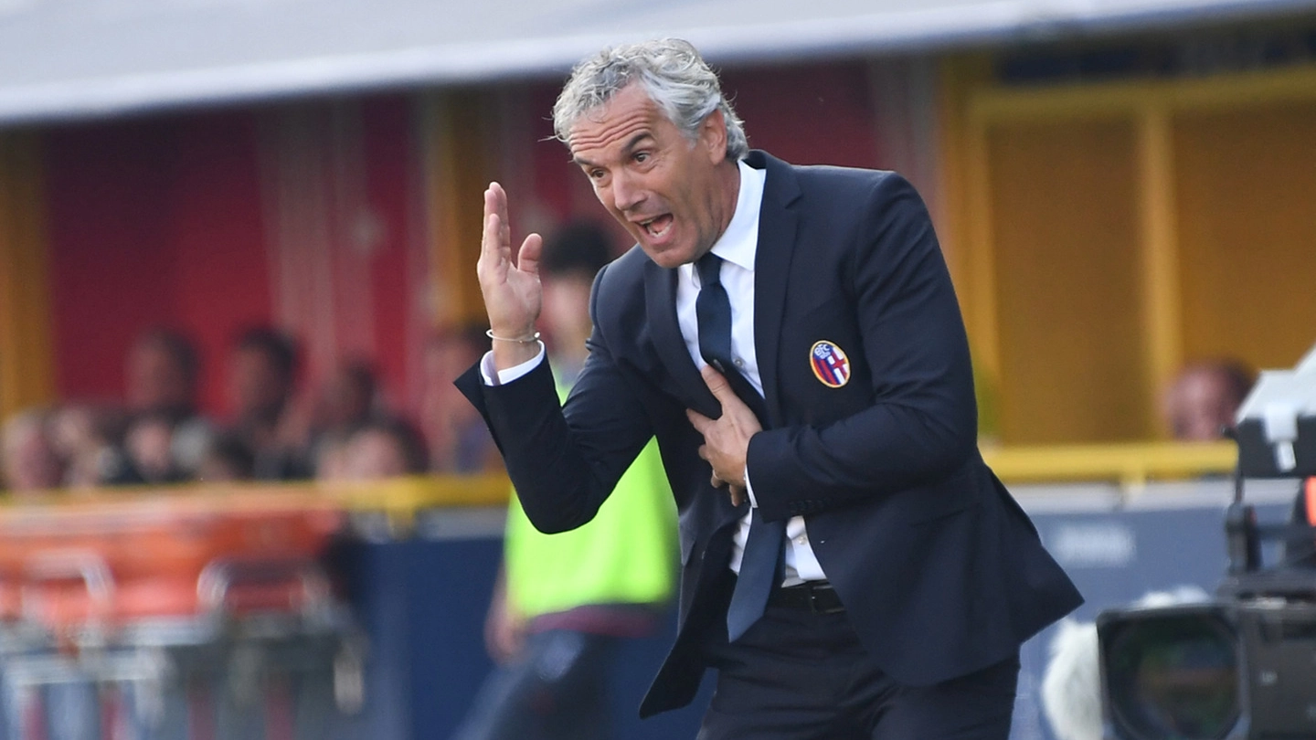 L'allenatore del Bologna Roberto Donadoni (foto Schicchi)