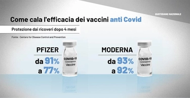 Vaccino Covid: dopo quanto cala l'efficacia. Da Pfizer ad Astrazeneca