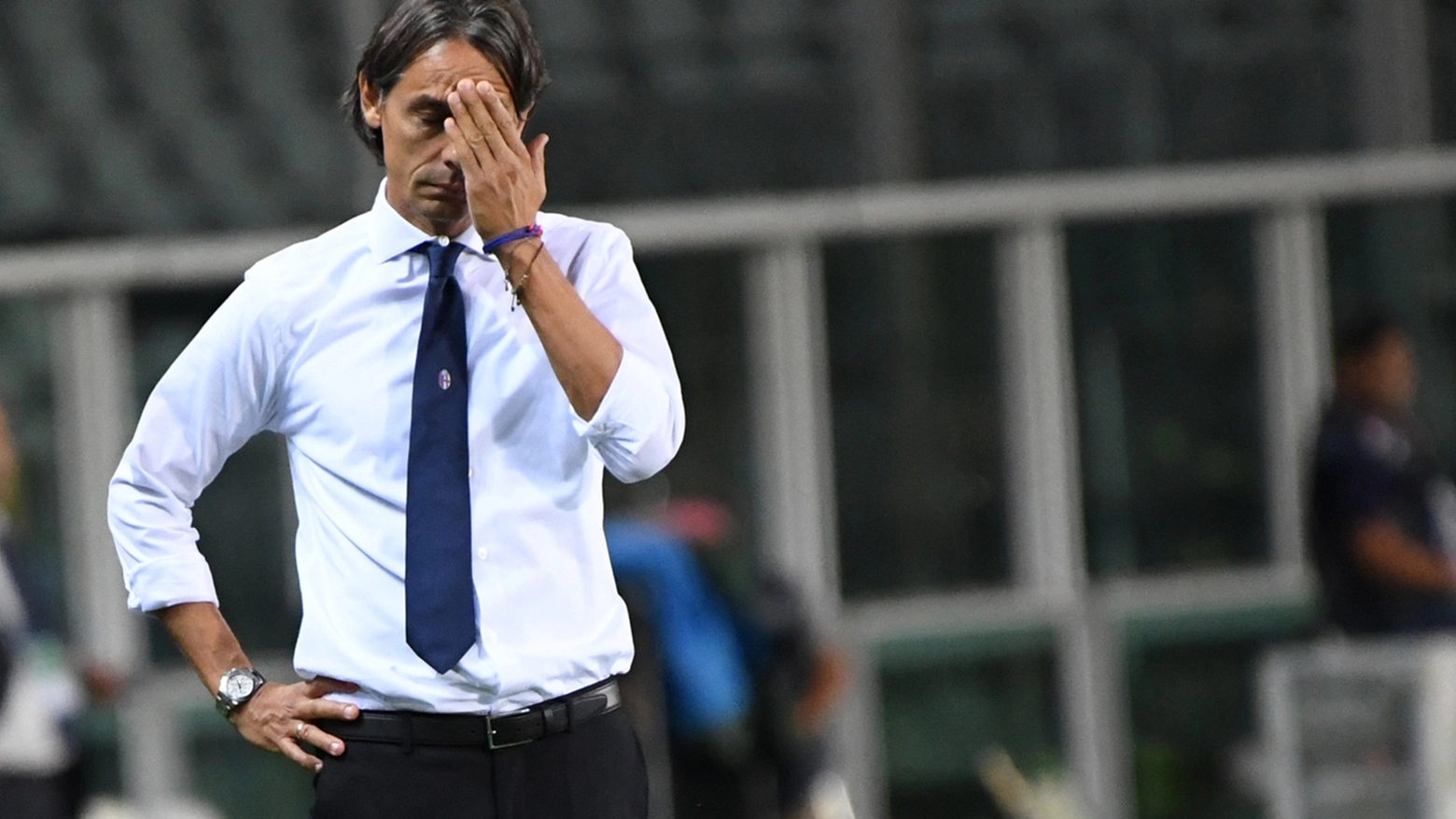 L'allenatore del Bologna Pippo Inzaghi (Foto Schicchi)