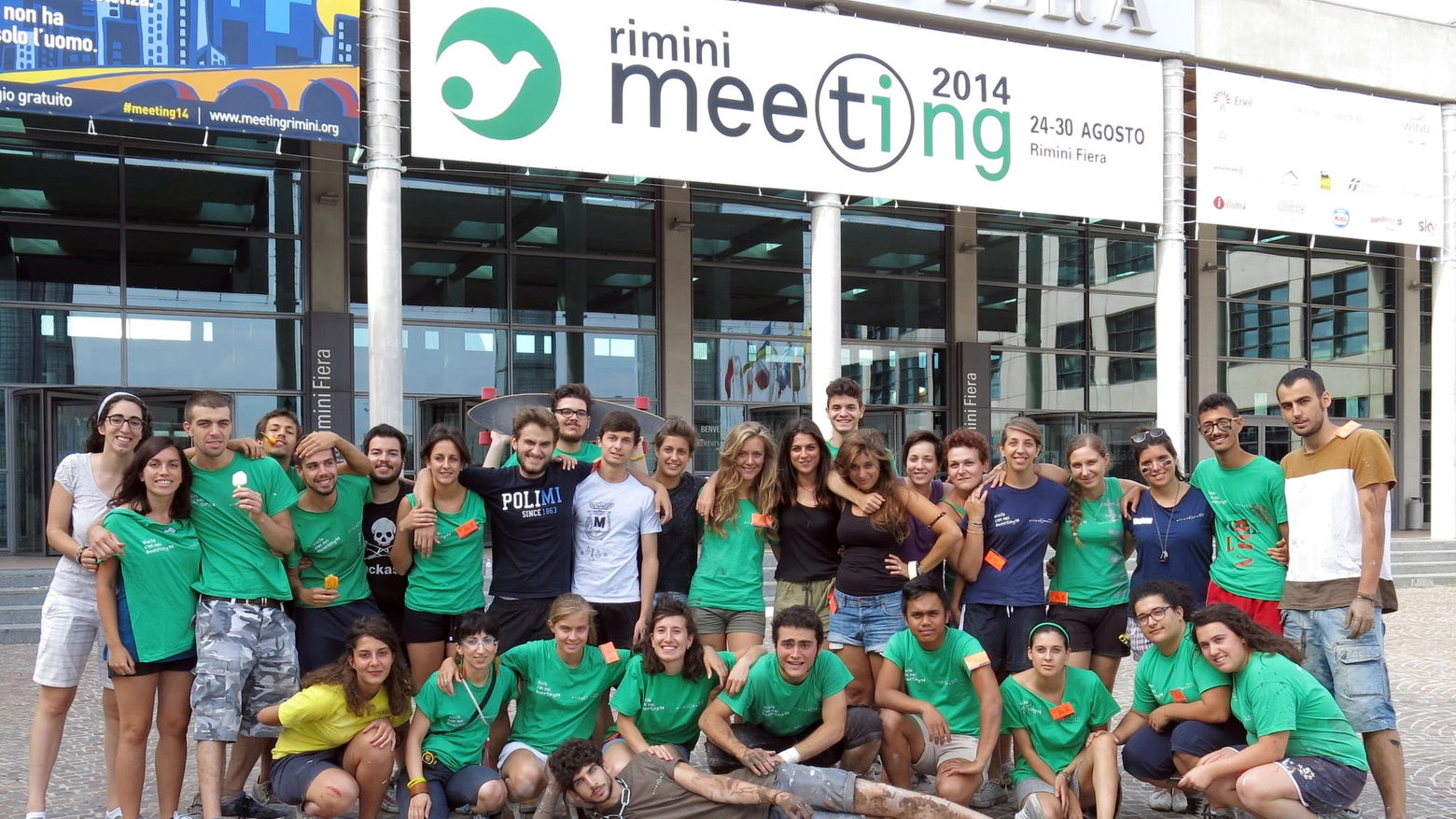 I giovani volontari del Meeting 2014 (foto Bove)