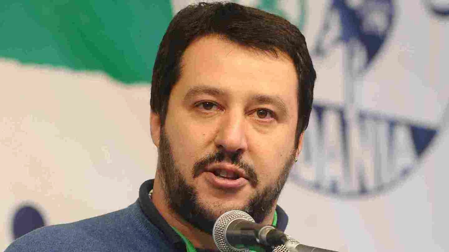 Il leader del Carroccio, Matteo Salvini