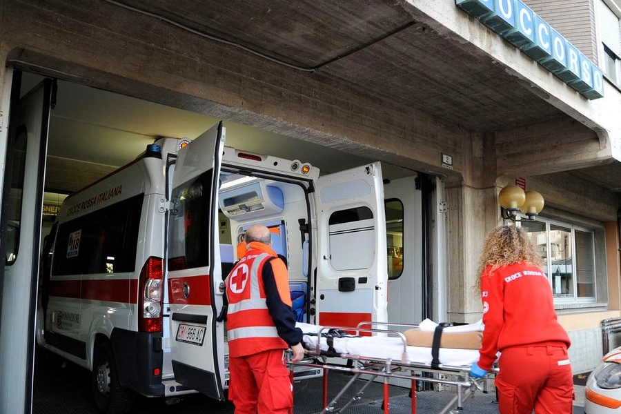 Il pronto soccorso dell’ospedale di Macerata (foto Calavita)