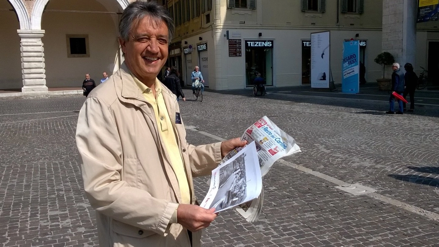 Walter Eusebi, pesarese, appassionato alle foto storiche de il Resto del Carlino