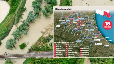 Alluvione in Emilia Romagna: dove e quali sono i fiumi esondati
