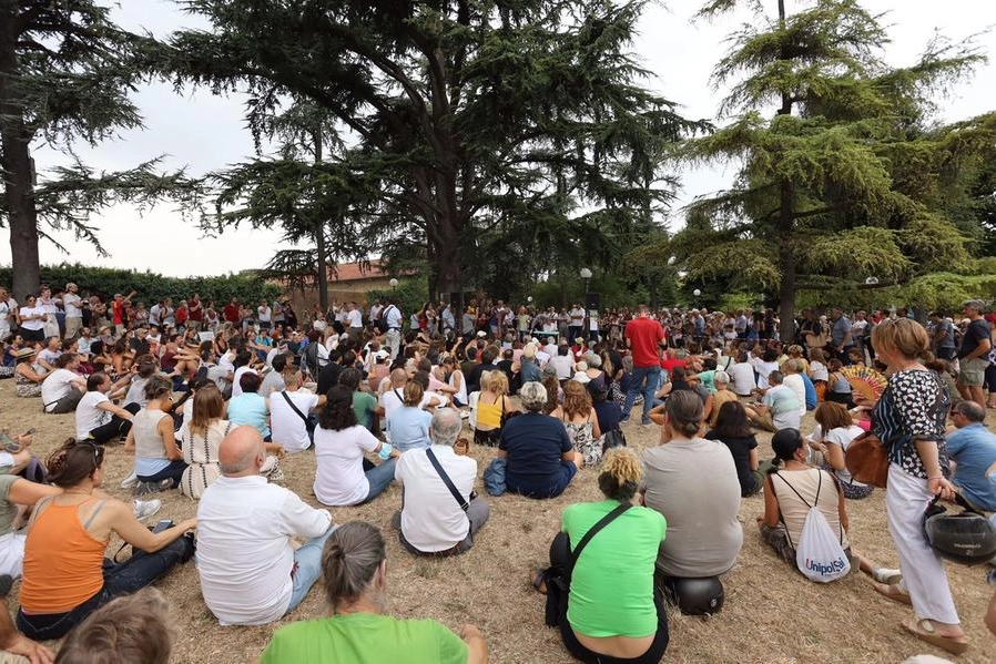 La manifestazione no green pass del 24 luglio scorso a Firenze