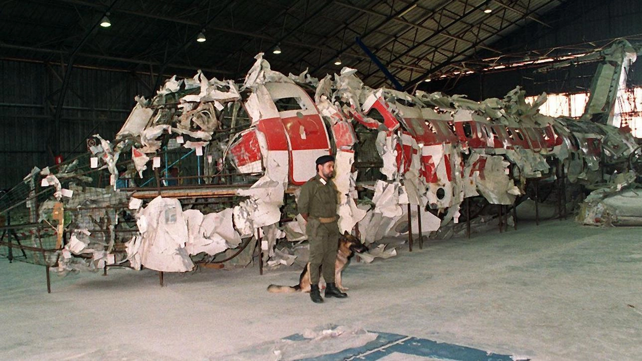 La ricostruzione dell’aereo Itavia diretto il 27 giugno 1980 da Bologna a Palermo 