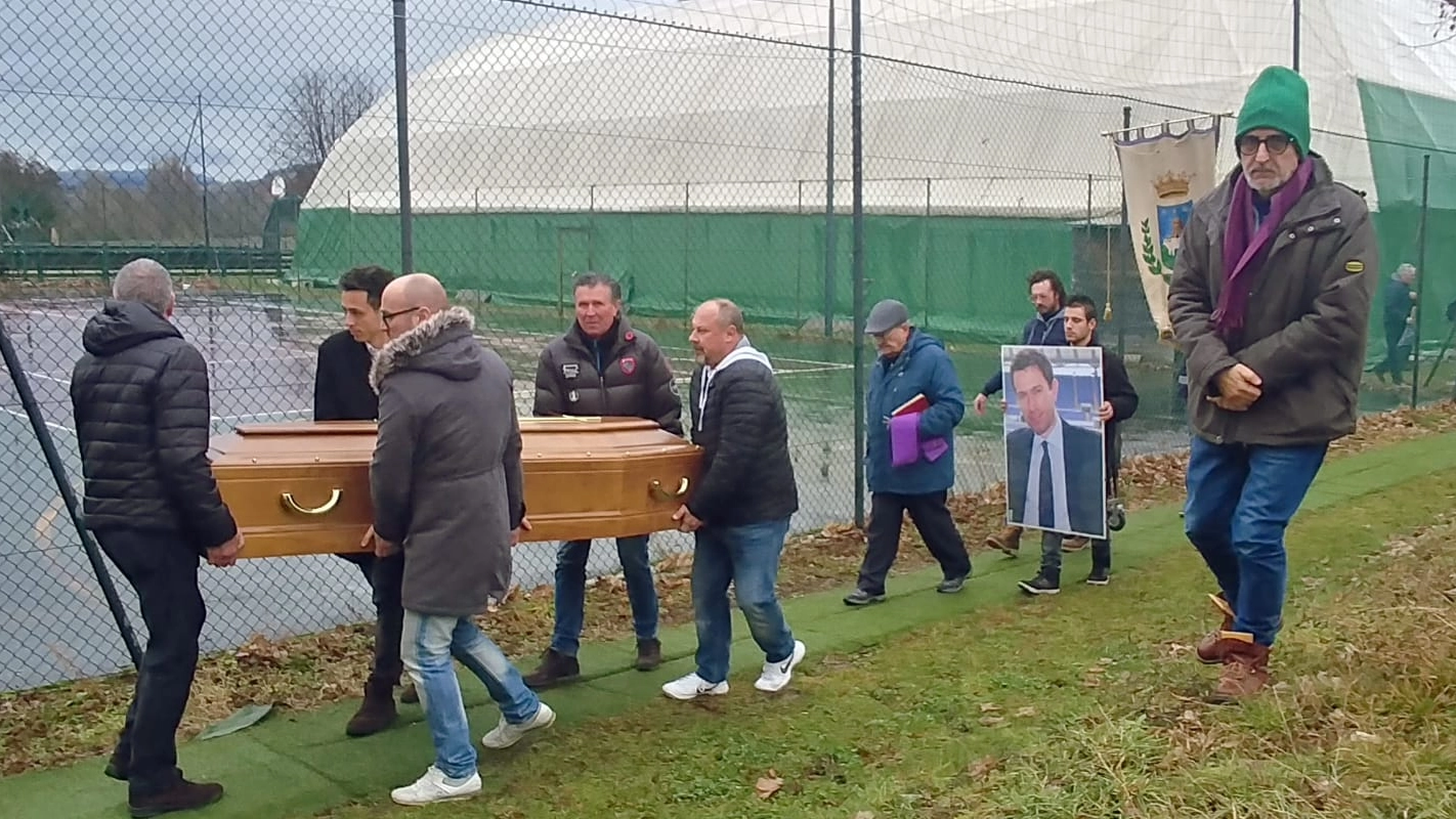 Il funerale di Alessio Giovannini