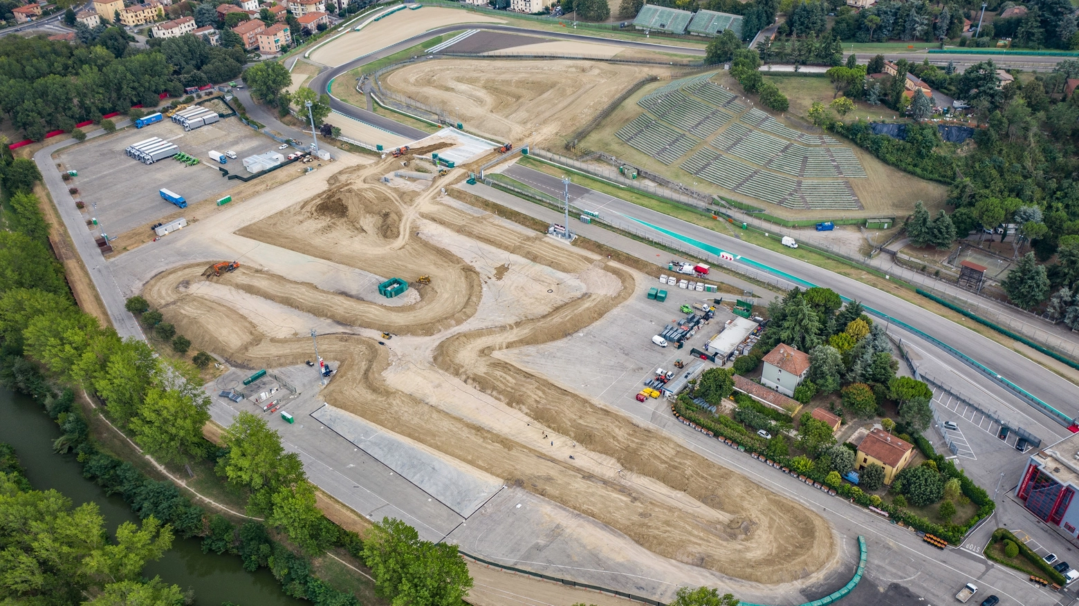 Autodromo Imola, la pista di motocross ormai quasi ultimata