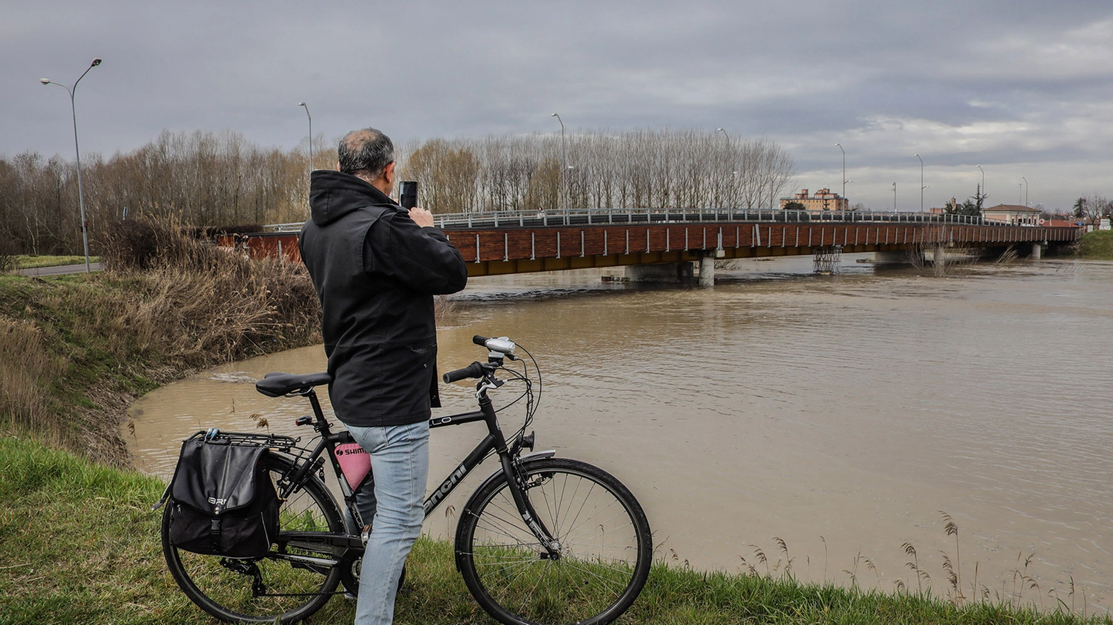 Meteo Emilia Romagna, nuova allerta per maltempo. Preoccupano i fiumi (Foto Samaritani)