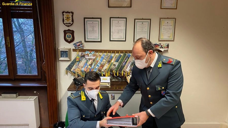Gli uomini della Guardia di Finanza del comando di Reggio Emilia