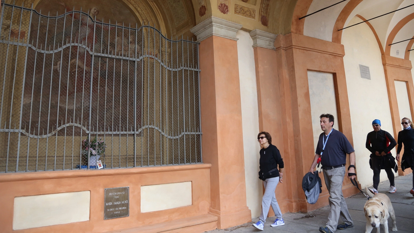 Il portico che sale al santuario di San Luca è composto da 666 archi (fotoSchicchi)