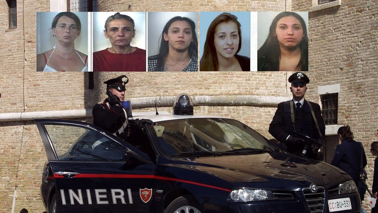 Urbino: furti in casa di anziani, le 5 ladre arrestate nei riquadri