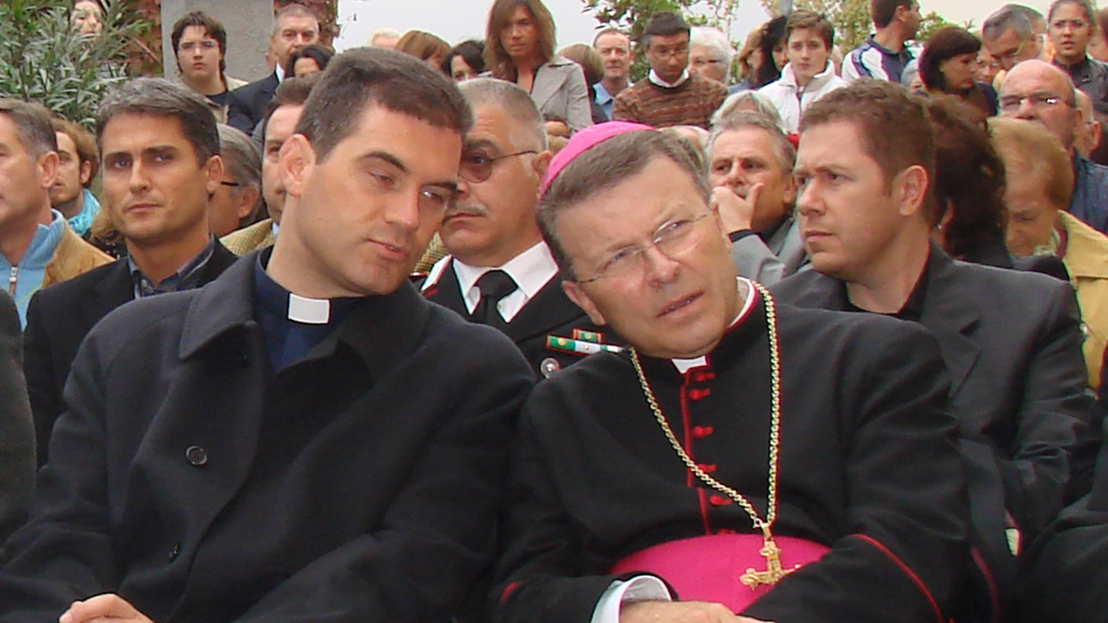 Don Giacomo Ruggeri e il Vescovo