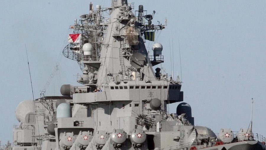 L’incrociatore della flotta russa Moskva, affondato nel Mar Nero dai missili ucraini