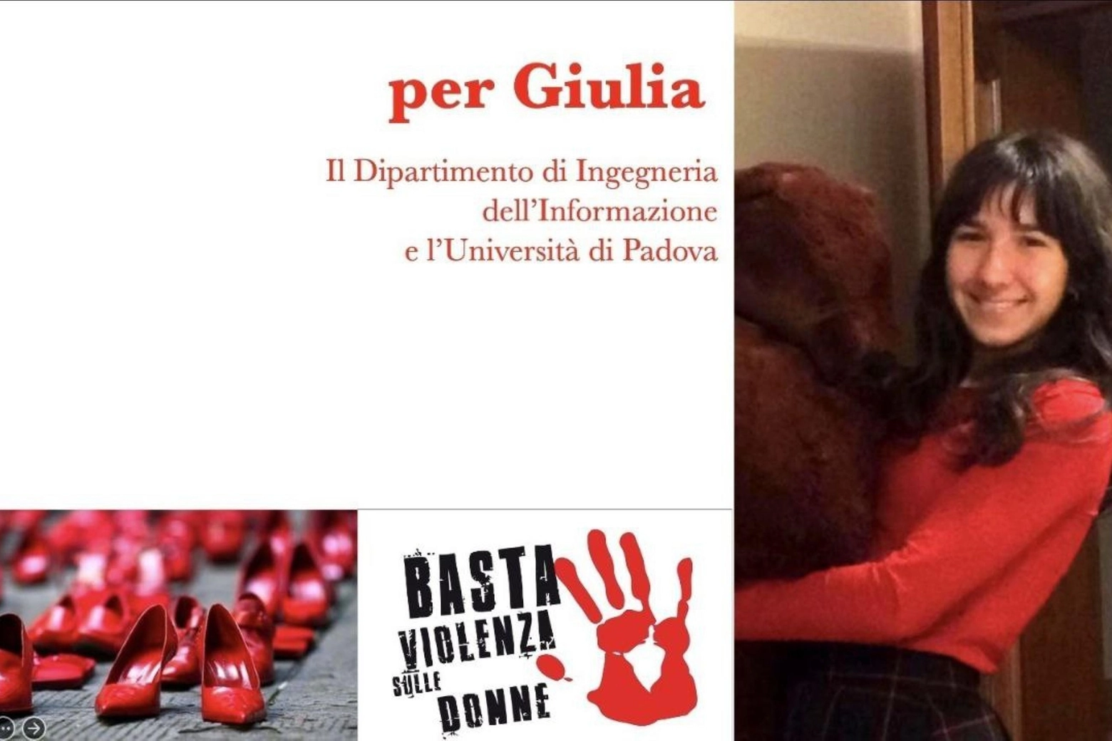 Giulia: Università di Padova, domani un minuto di silenzio