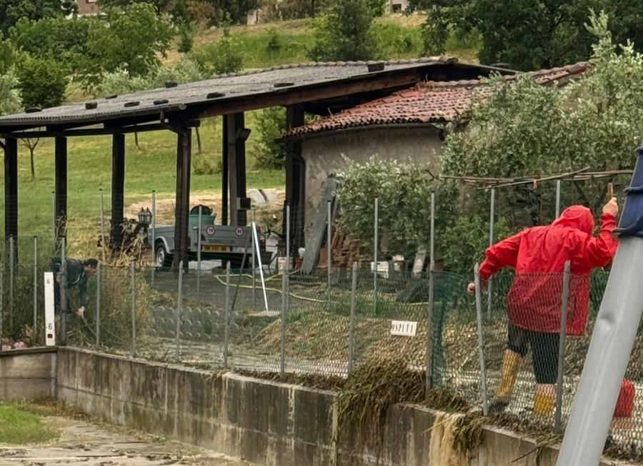 bufera in val bidente disagi e allagamenti