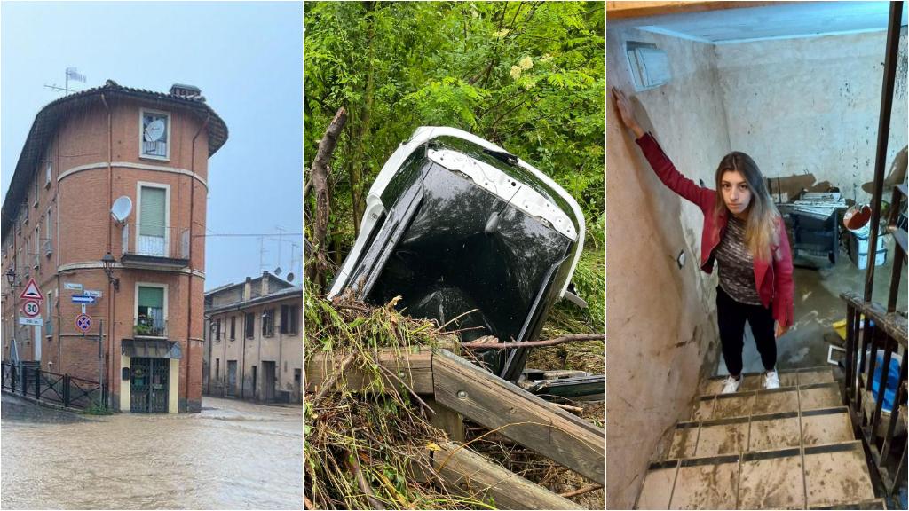 Allagamenti a Bologna e provincia, feriti e auto fuori strada durante il maltempo in Valsamoggia