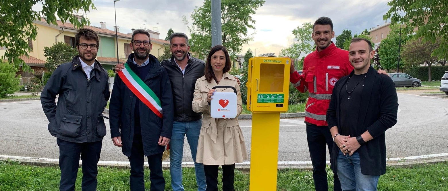 Inaugurato parcheggio via Cangiotti a Villa Fastiggi con 26 posti auto e DAE donato da cooperativa Dal.Pa. Pesaro diventa "città cardioprotetta".