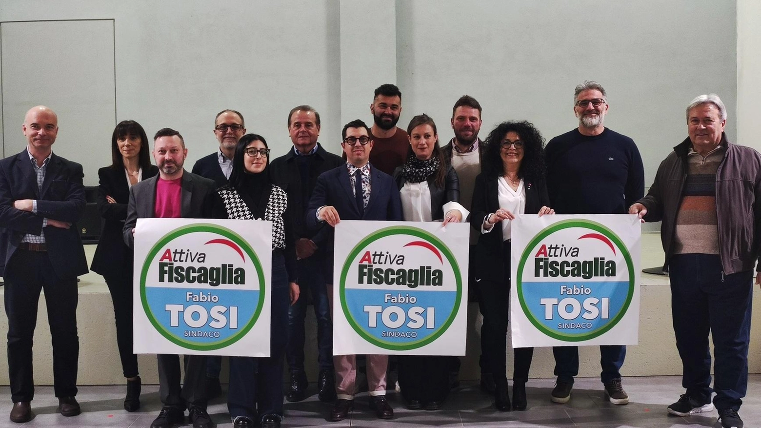 Fabio Tosi presenta la  squadra: "Mi ricandido per il mio paese"