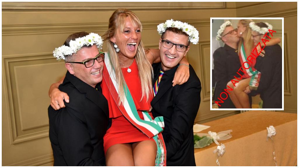 Ex assessora Samorì col centrodestra, la coppia gay che sposò vieta la foto: "Non ci rappresenti"
